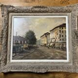 Italian School of the 20th century: Oil on canvas by Enrico Gatti signed, located and dated