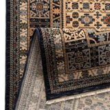 Tapis persan noir mina 160x240 cm