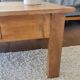 Vintage rectangular wooden coffee table