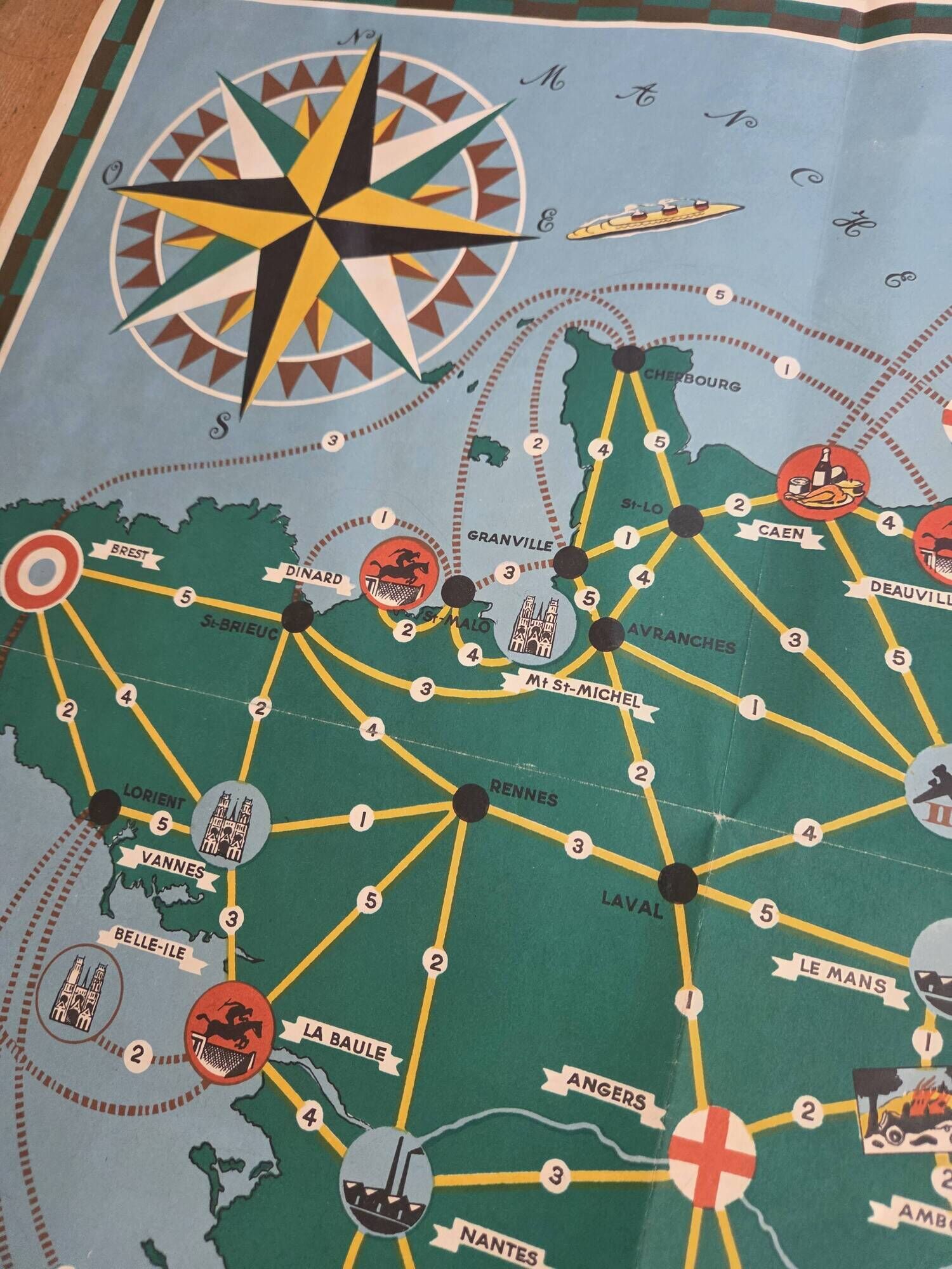 Vintage Board Game "Satarallye"