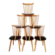 6 chaises Sonate 842 de Baumann, 1960