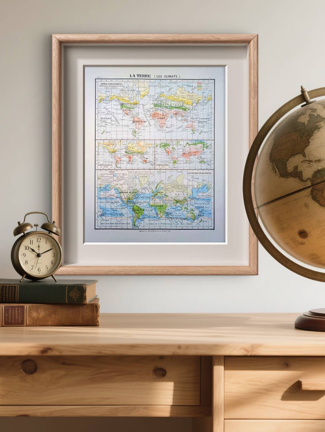 Printed in 1900, The Earth and its Climates.