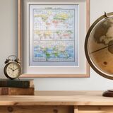 Imprimée en 1900, la Terre et ses climats.