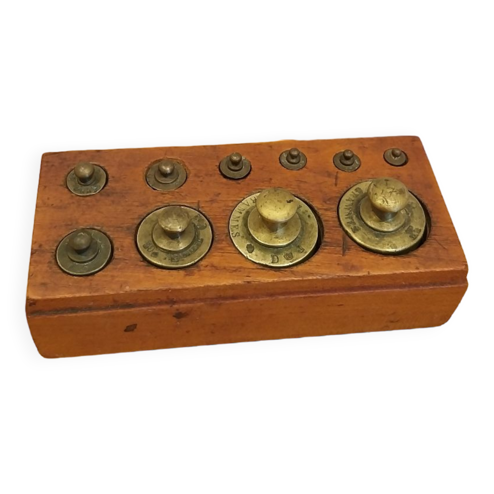 Brass weight box