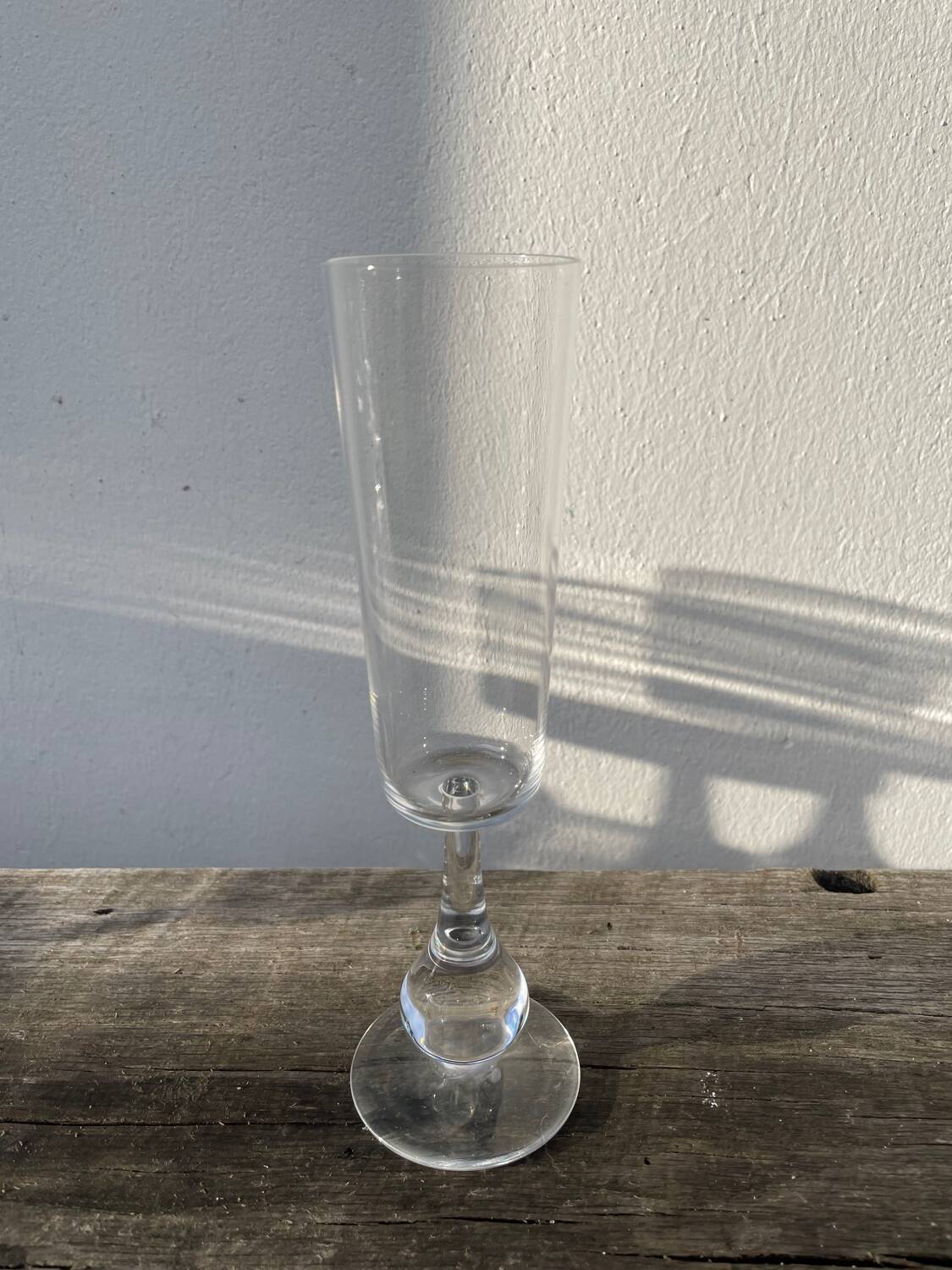 Baccarat crystal champagne glass