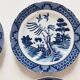 Set of 6 English porcelain dessert plates