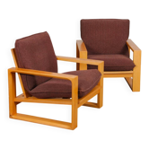 Pair of vintage armchairs by Miroslav Navratil, Daria model, 1985