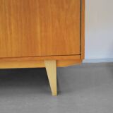 light wooden vintage wardrobe 60s