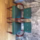 Pair of armchairs bridge mustache