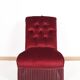 Red padded toad chair