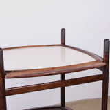 Brazilian service, 2 reversible trays Rosewood and Formica, Cantù Móveis for Interiores.