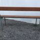 School bench with folder