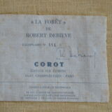 Tapisserie sérigraphiée « La forêt » de  Robert Debiève