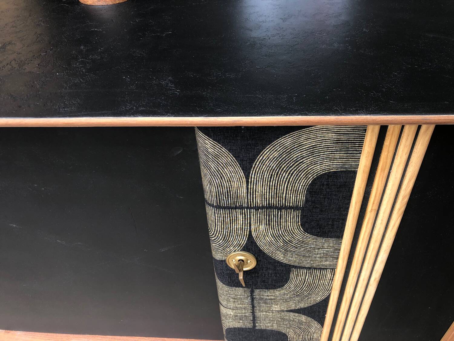 Black vintage sideboard