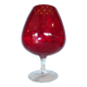 Vase verre empoli rouge