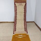 Handmade moroccan berber rug 317 x 80 cm