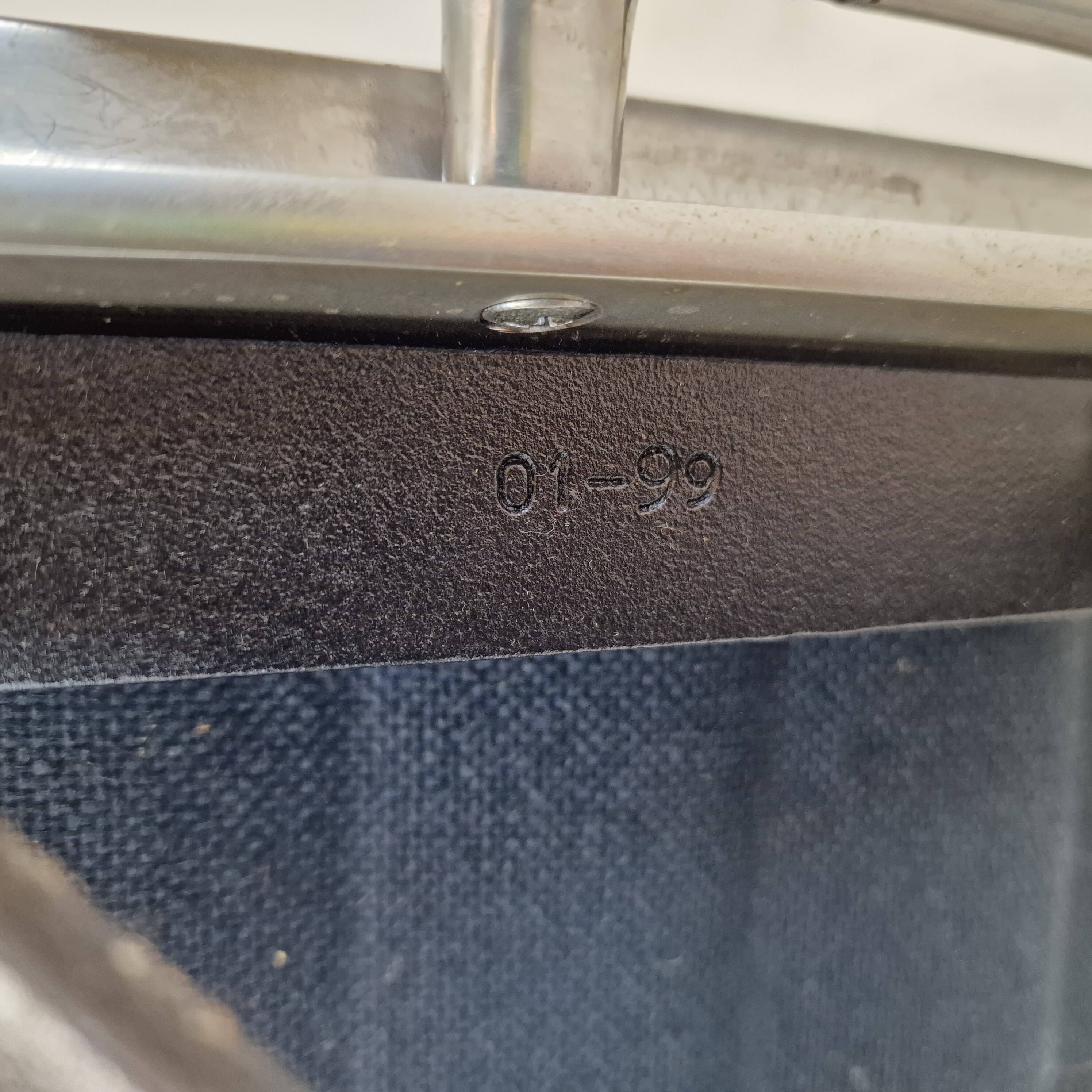 Model EA 124 + 125 Vitra Lounge Chair and Ottoman by Charles & Ray Eames