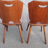 Brutalist bistro chairs