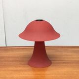 Vintage glass mushroom table lamp