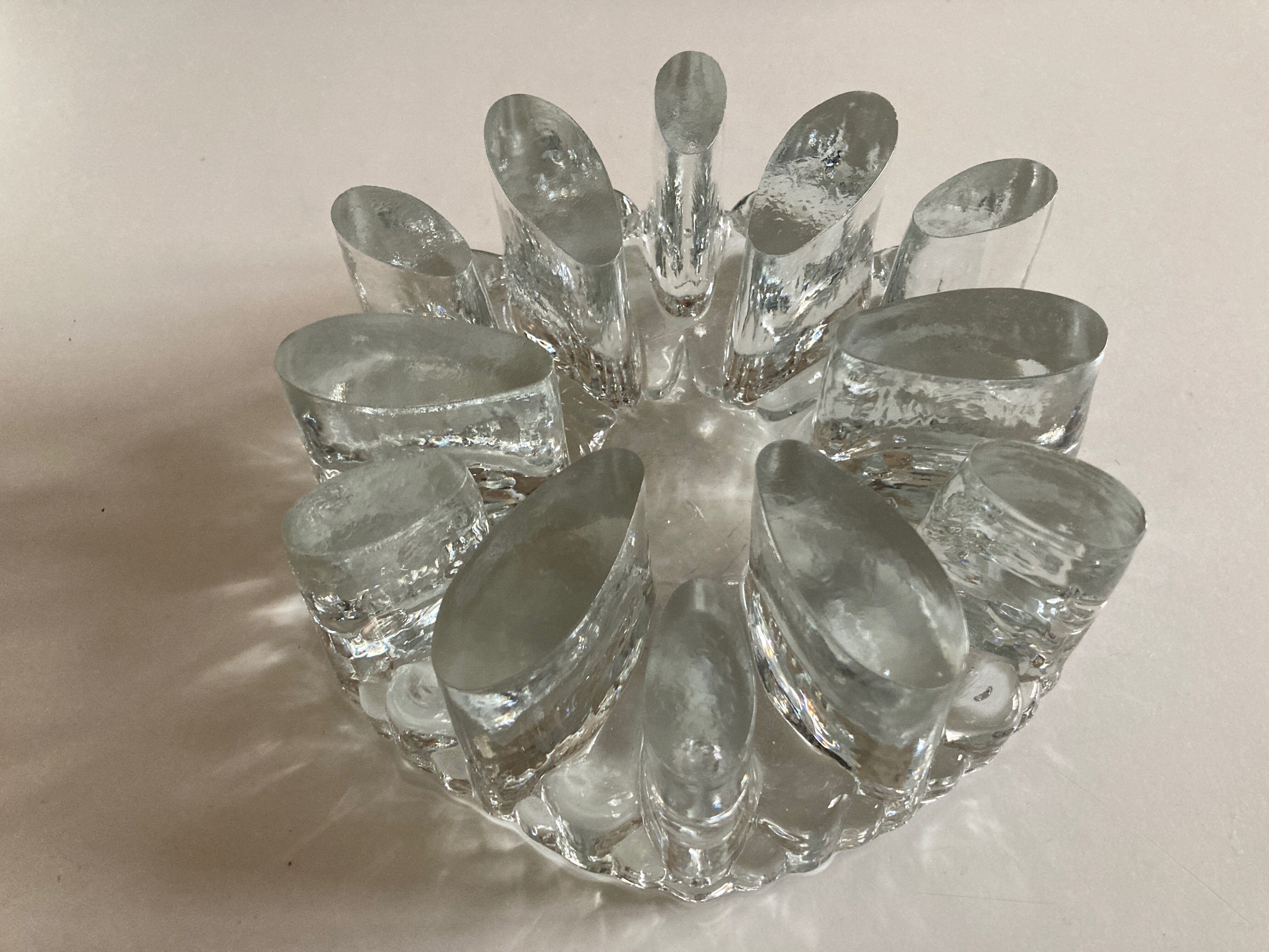 Product BHV Ice Candle holder from Nybro Sweden Scandinavian 1970