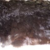 Black goat skin 90x65cm