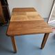 Table en bois aerogommée et restaurée
