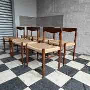 Set of 6 HW Klein chairs for Bramin
