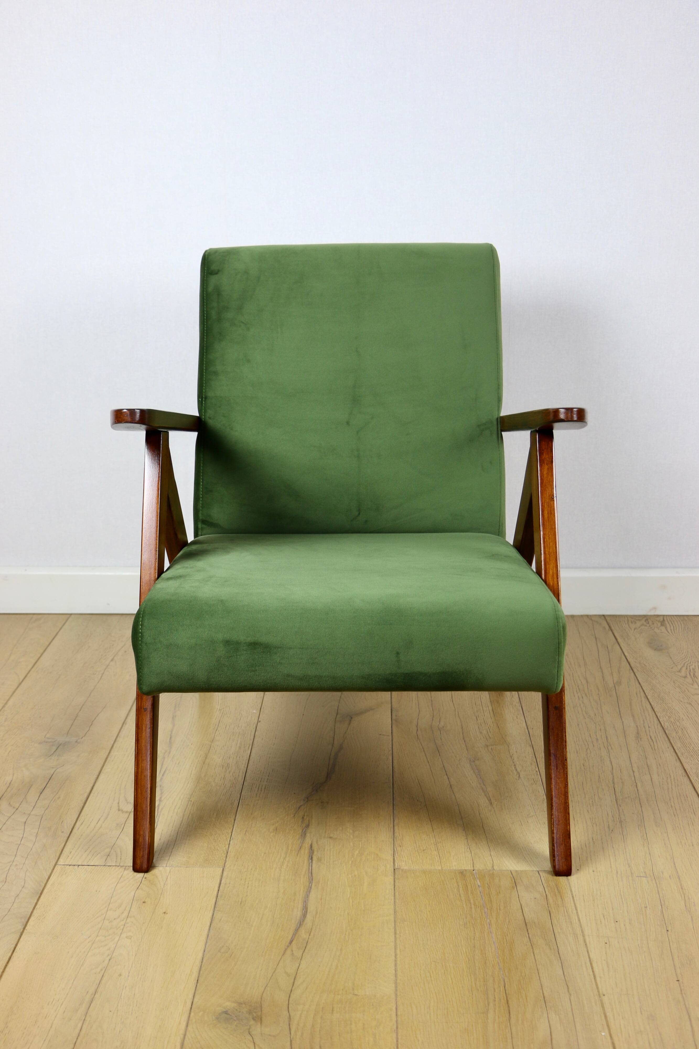 B-310 VAR armchair sea green olive velvet