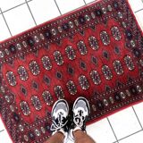 Tapis vintage fait main Bukhara 81cm x 119cm - 1C995