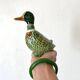 Zoomorphic bottle, ceramic duck