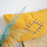 Moroccan cactus silk pillow
