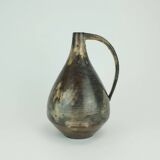 Vase en céramique moderne danoise, poterie d'atelier conny walther, danemark, années 1960-1970