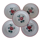 5 assiettes  plates Digoin Sarreguemines Bagatelle  384112 faience ancienne