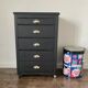 Vintage workshop maid restyled matte black