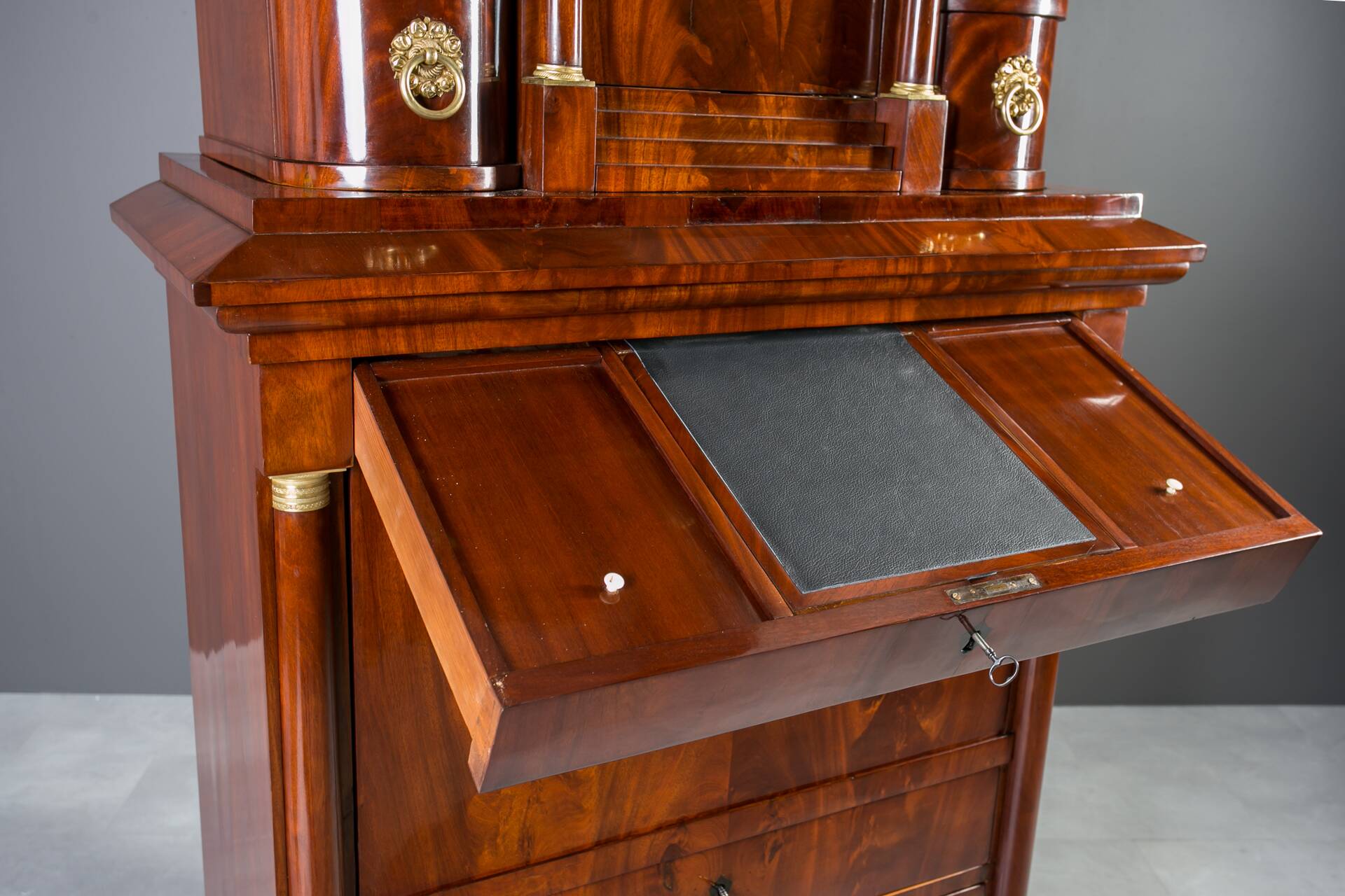 Biedermeier Secretary Desk, Germany, 19th Century
