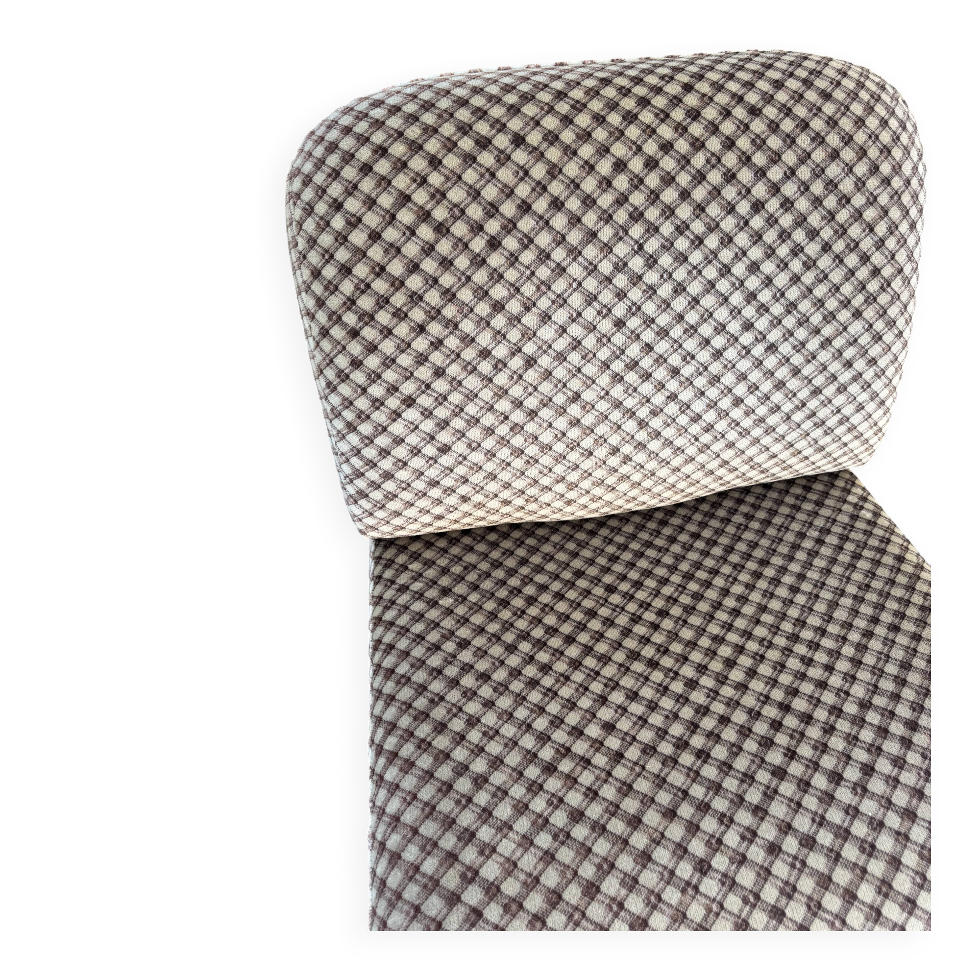 Vintage 70s geometric patterned armchair