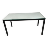 Metal and mirror coffee table