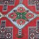 Hand knotted wool carpet 75x132cm