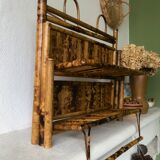 Shelf 2 speckled bamboo trays