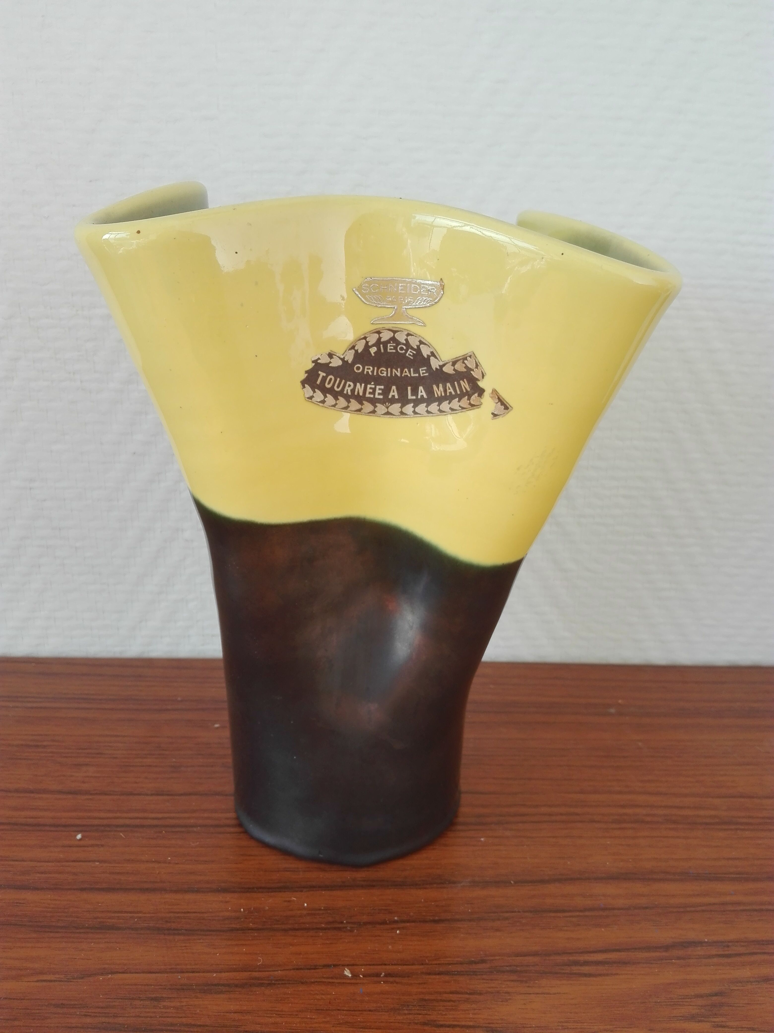 Vintage Schneider Vase