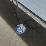 70's double chrome floor lamp