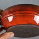 Gérard Hofmann Vallauris, manganese red cup, signed, 50s