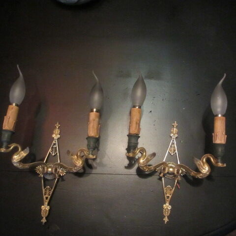 Pair of Empire wall sconces