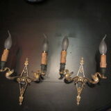 Pair of Empire sconces