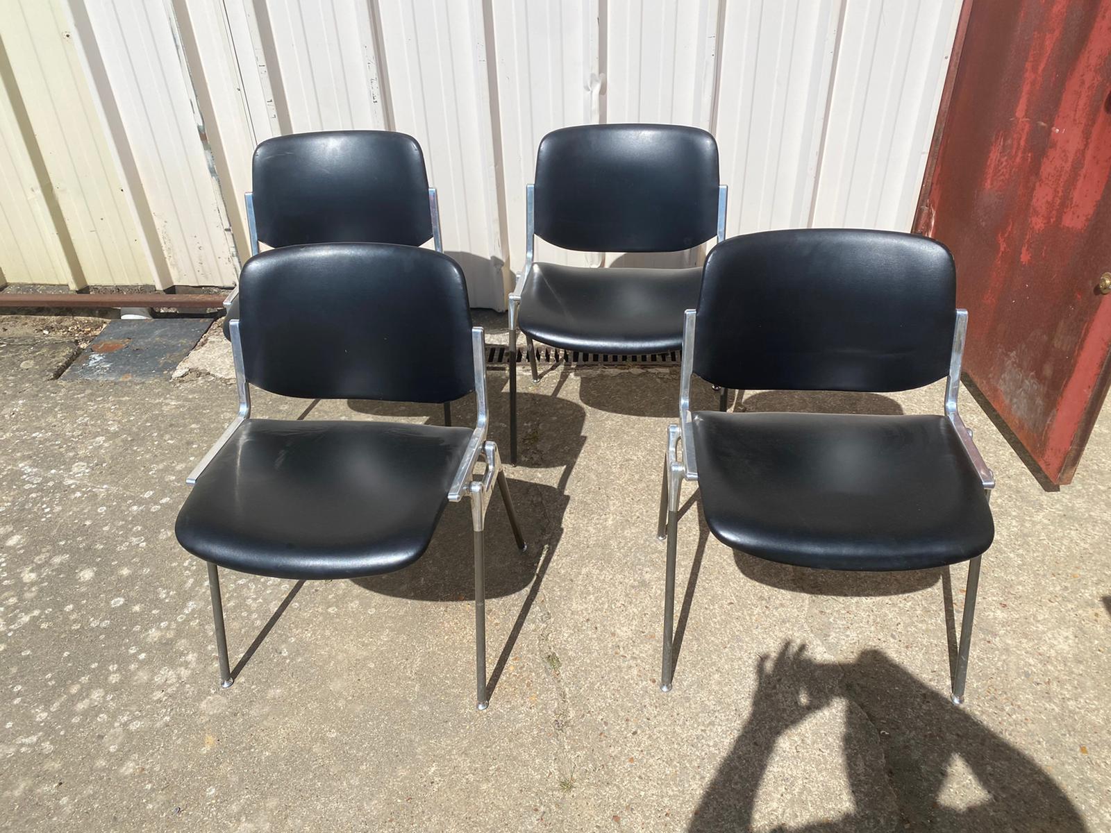 DSC 106 chairs by Giancarlo Pirelli edited by Castelli, Italy