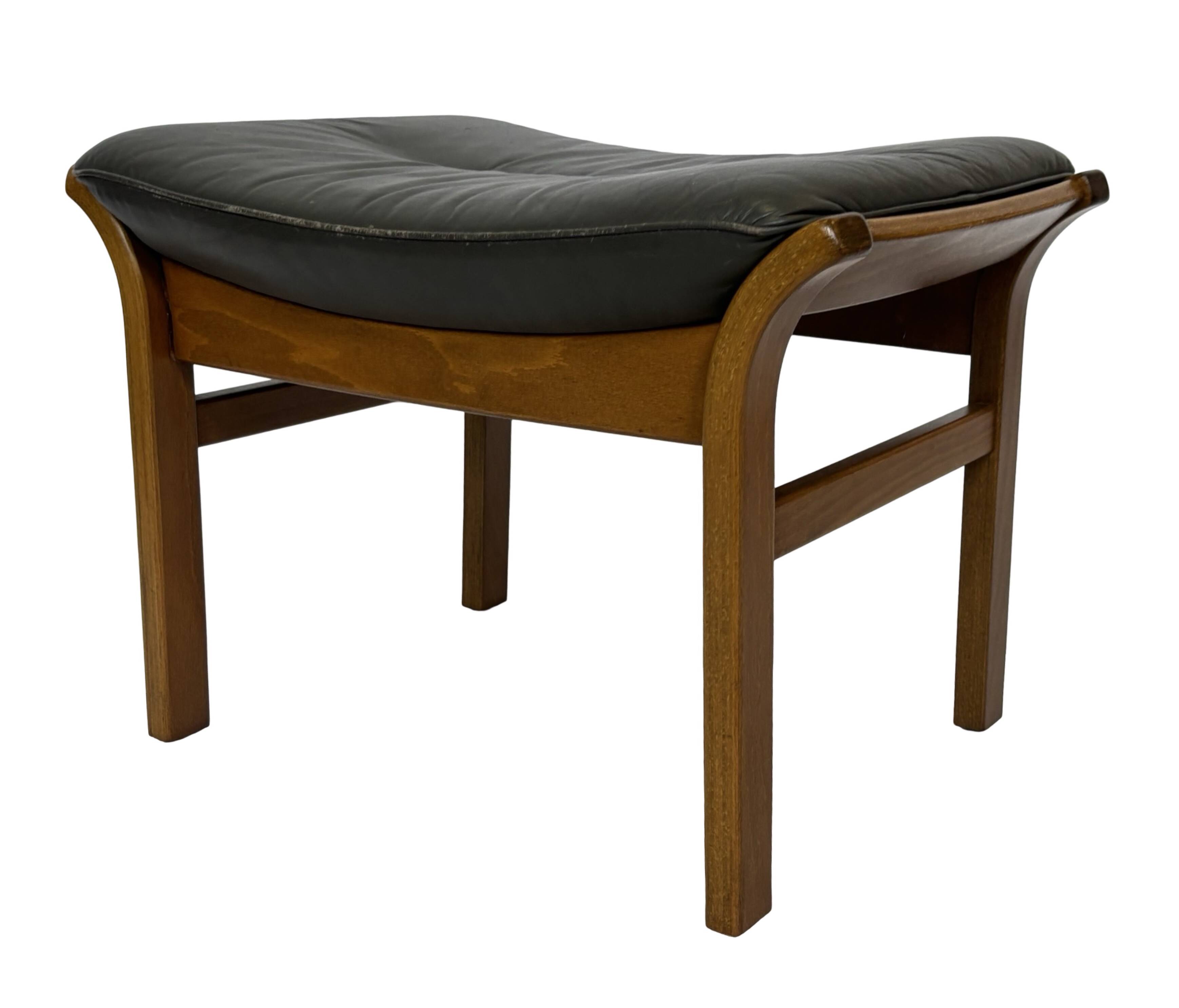 Vintage G Mobler Danish Design Footrest Footstool Ottoman