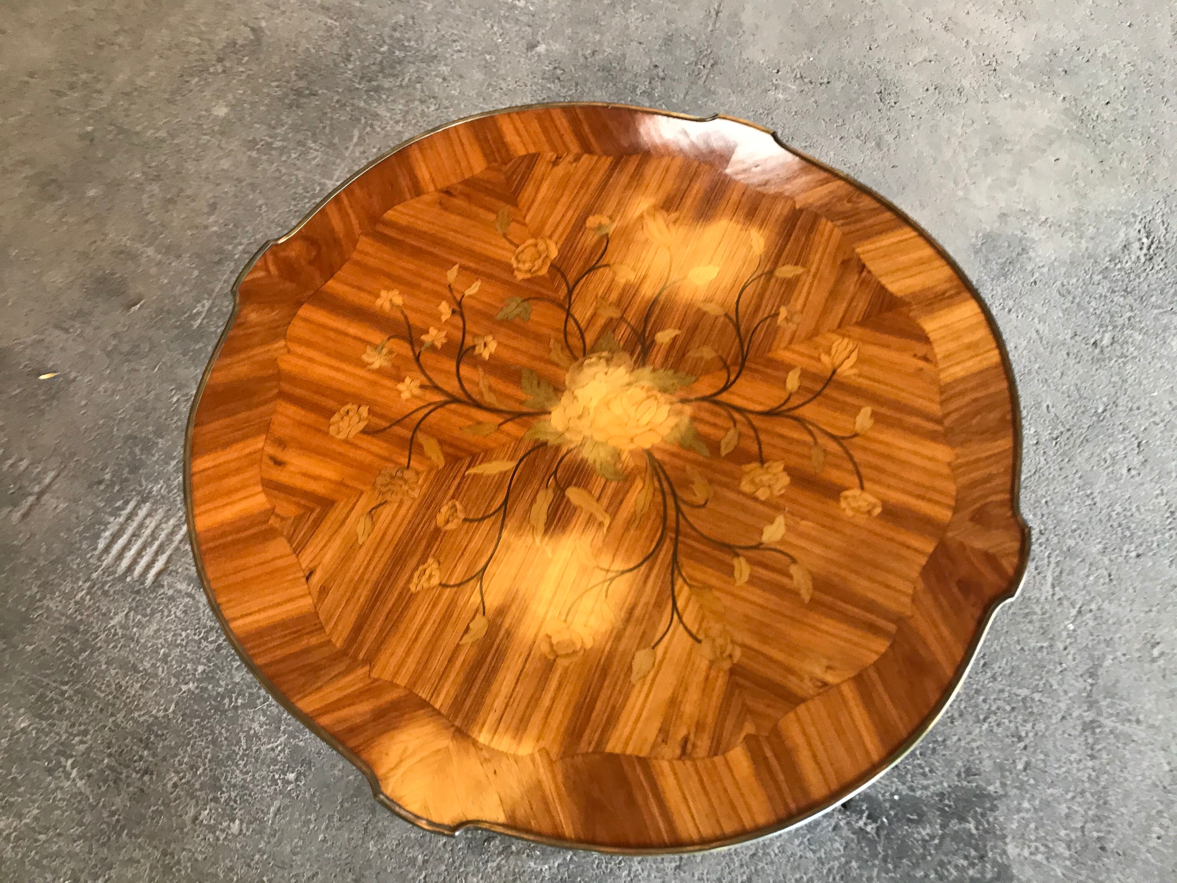 Coffee table Louis XV rosewood