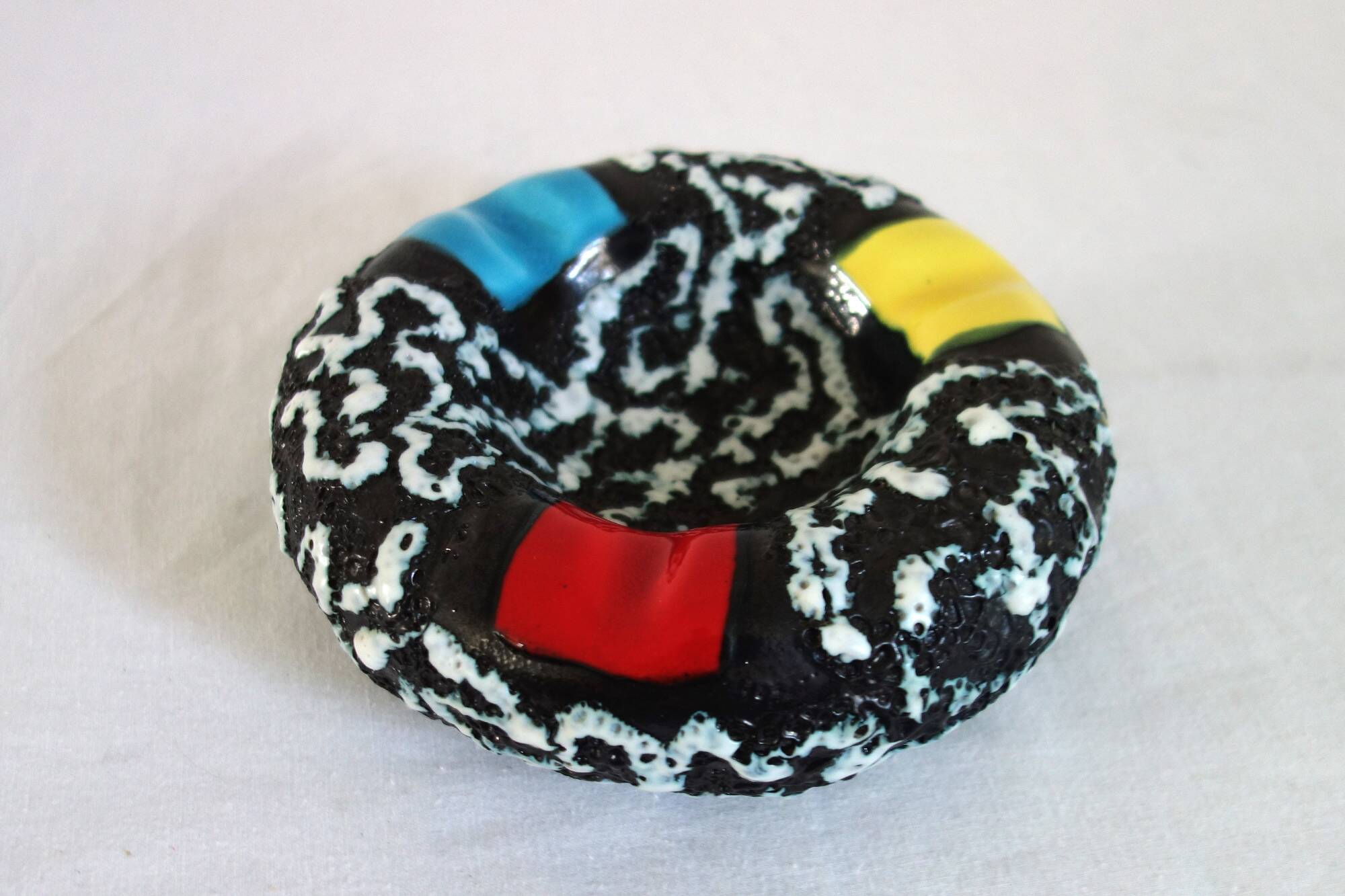 Vallauris Fat Lava pocket ashtray from the 60s