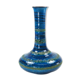 Aldo Londi for Bitossi Rimini blue Vase-Circa 1960
