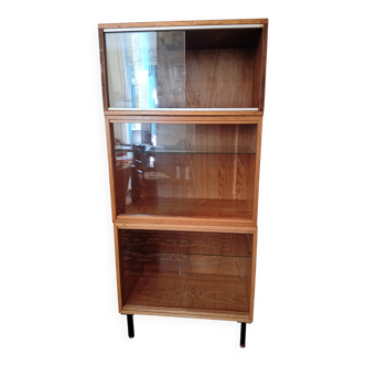 Vintage display cabinets from the 50s and 60s, Scandinavian design, string